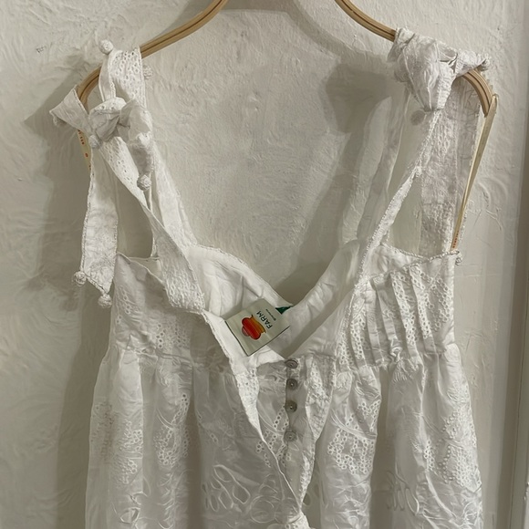 FARM RIO Women's Off-White Midi Dress Size S - Picture 9 of 9